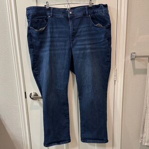 Plus sized Blue Jeans